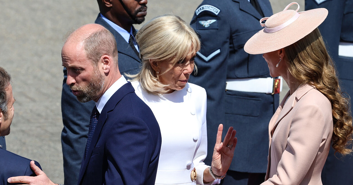 En mundaflæser afslører nu, hvad Brigitte Macron sagde til prinsesse Catherine.