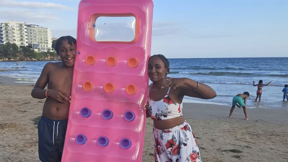 Ameyia og Ricardo Junior