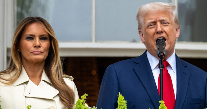 Melania og Donald Trump