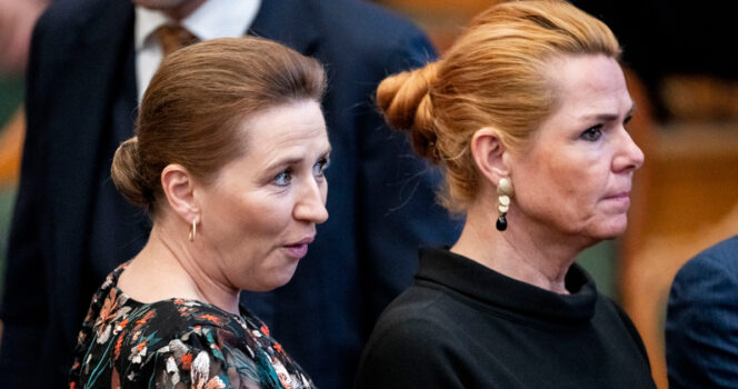 Inger Støjberg og Mette Frederiksen