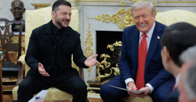 Volodymyr Zelenskyj og Donald Trump