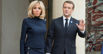 Emmanuel og Birgitte Macron
