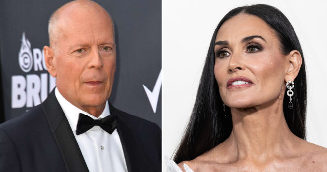 Bruce Willis og Demi Moore