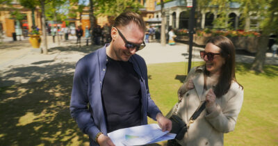 Thomas og Mette i Tivoli i 'Gift ved første blik'