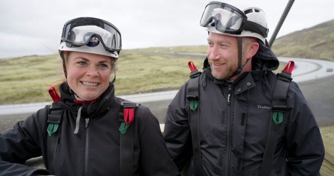 Laura og Sonny fra 'Gift ved første blik' på Island