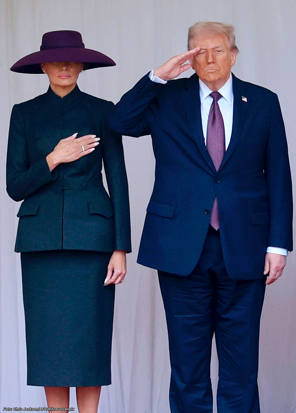 Melania og Donald Trump