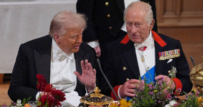 Donald Trump og kong Charles