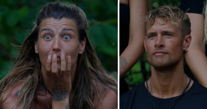 Irene og Anders i 'Robinson Ekspeditionen'