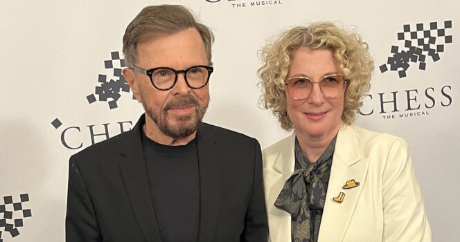 Bjorn Ulvaeus og Christina Sas