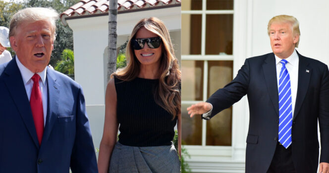 Donald og Melania Trump