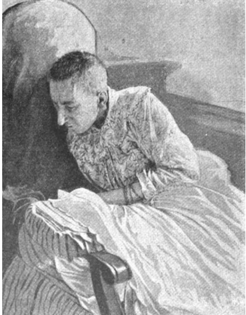 Blanche kort efter at være blevet opdaget i 1901.
