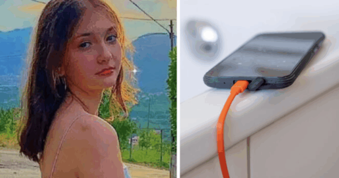 Teenager dør efter at have talt i mobiltelefon i badet.