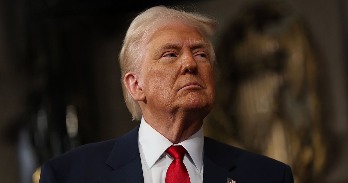 Den amerikanske præsident Donald Trump vil gerne være "god", så han kan komme i himlen.