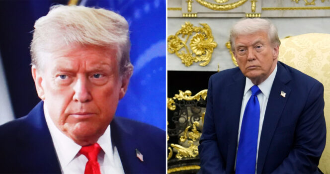 Denn amerikanske præsident Donald Trump vækker nu bekymring ved synet af de seneste billeder af ham.