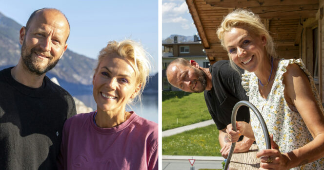 Anders og Lene Beier i 'Beier på Alpehotellet'