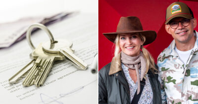 Annette Heick og Jesper Vollmer har nu solgt deres hus i Holte.