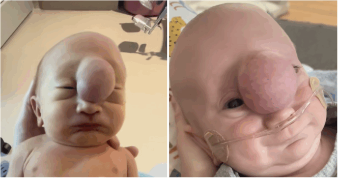 Liam blev født med en sjælden misdannelse.