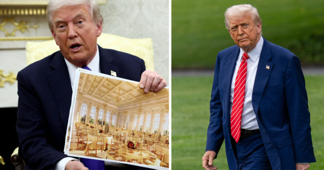 Donald Trump er ved at rive dele af Det Hvide Hus ned.