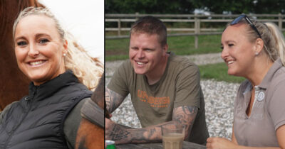 Kimi og Chris fra 'Landmand søger kærlighed'.