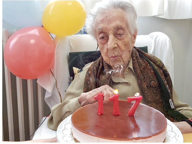 Maria Branyas er 117 år. 