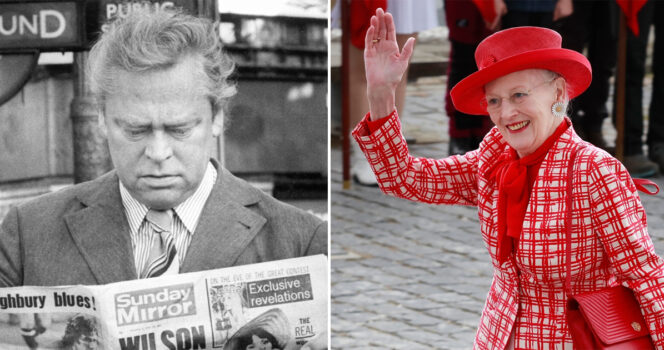 Dirch Passer modtog i 1974 Ridderkorset af dronning Margrethe.