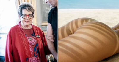 Ghita Nørbys teaterplakater blev stjålet, fordi hun optrådte nøgen.