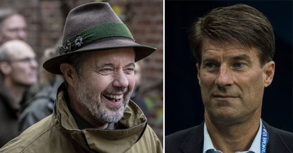 Kong Frederik og Michael Laudrup