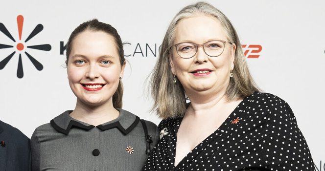 Rachel Ellebye og Theresia fra 'Årgang 0'