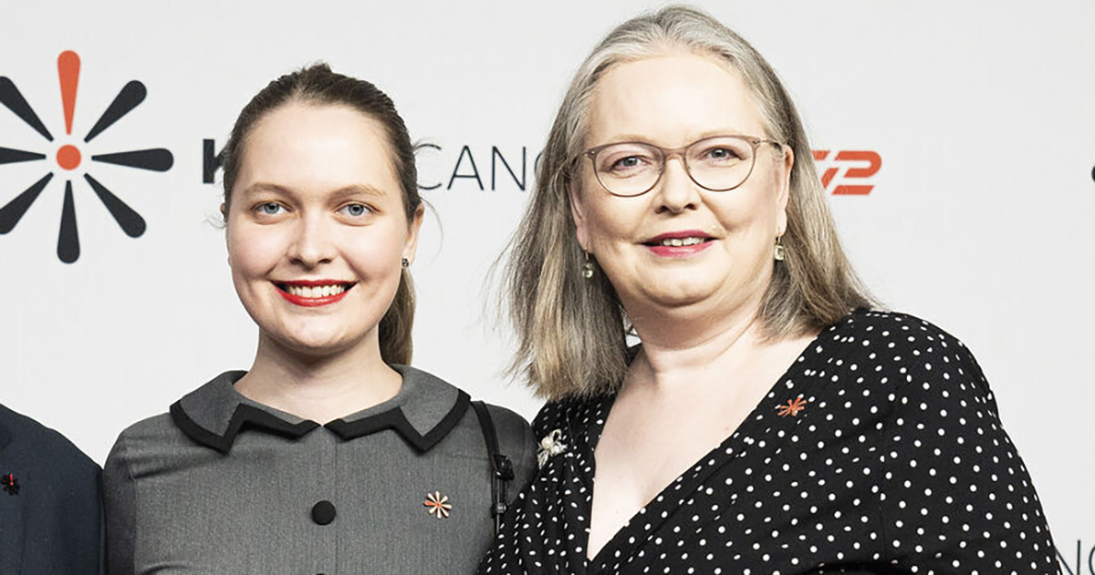 Rachel Ellebye og Theresia fra 'Årgang 0'