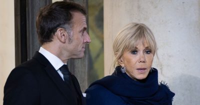 Emmanuel og Brigitte Macron