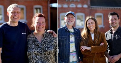Pernille og Lasse fra 'I hus til halsen'.