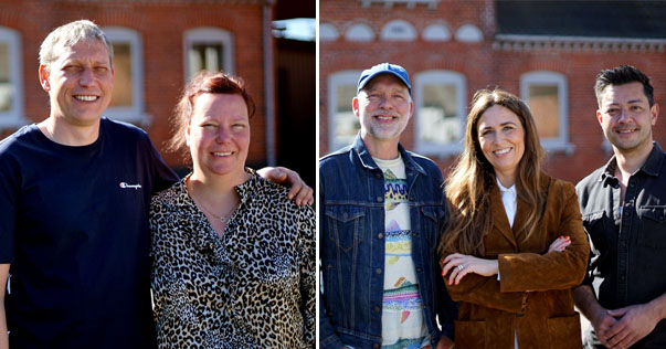 Pernille og Lasse fra 'I hus til halsen'.