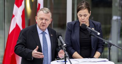 Lars Løkke Rasmussen og Vivian Motzfeldt