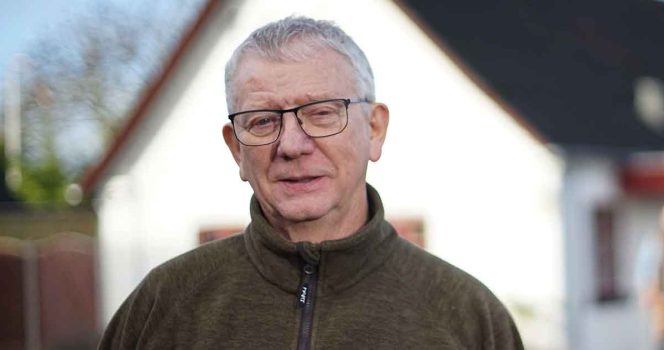 Klaus medvirkede i programmet 'I hus til halsen'.