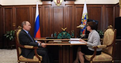Elvira Nabiullina and Vladimir putin