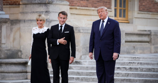 Donald Trump, Macron