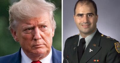 Donald Trump, ehemaliger US-Armeemajor Nidal Malik Hasan. Bildnachweis: Shutterstock.com, Getty Images