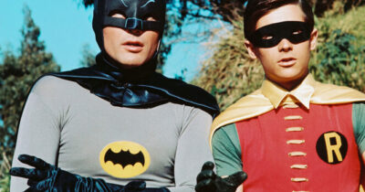 Bruce Wayne / Batman e Burt Ward: Dick Grayson / Robin