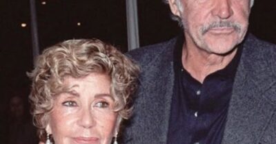 Sean Connery con la moglie Micheline.