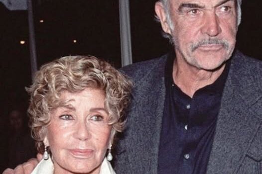 Sean Connery con la moglie Micheline.