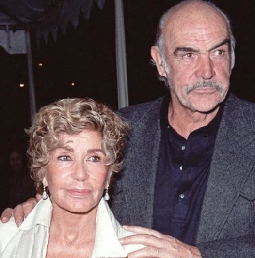 Sean Connery con la moglie Micheline.