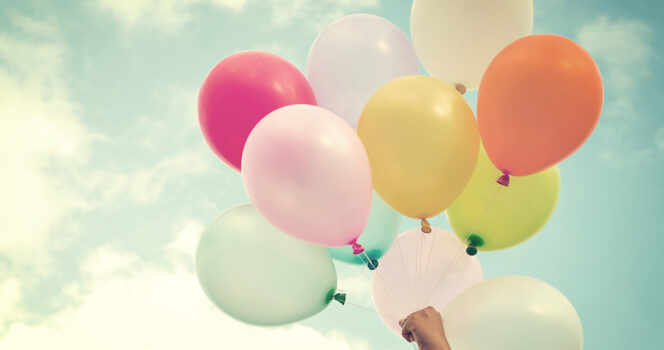 Foto stock di palloncini.