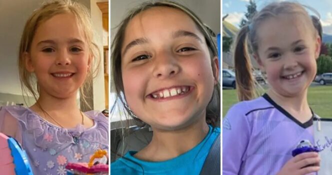 Paityn, Evelyn e Olivia Decker.