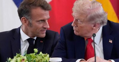 Macron e Trump.