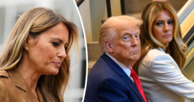 Melania e Donald Trump.