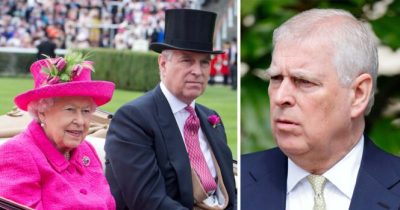 La regina Elisabetta II, Andrew Mountbatten Windsor.
