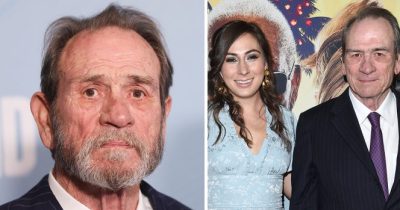 Tommy Lee Jones e sua figlia Victoria.