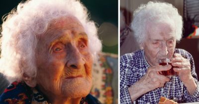 Jeanne Calment, 122, era la donna più anziana del mondo.