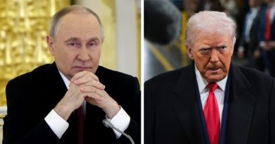 Vladimir Putin e Donald Trump.