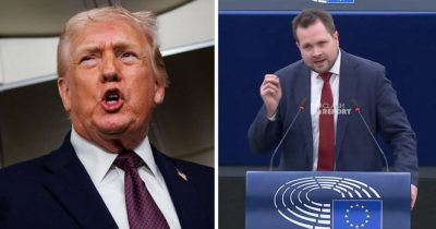 Donald Trump e Anders Vistisen.